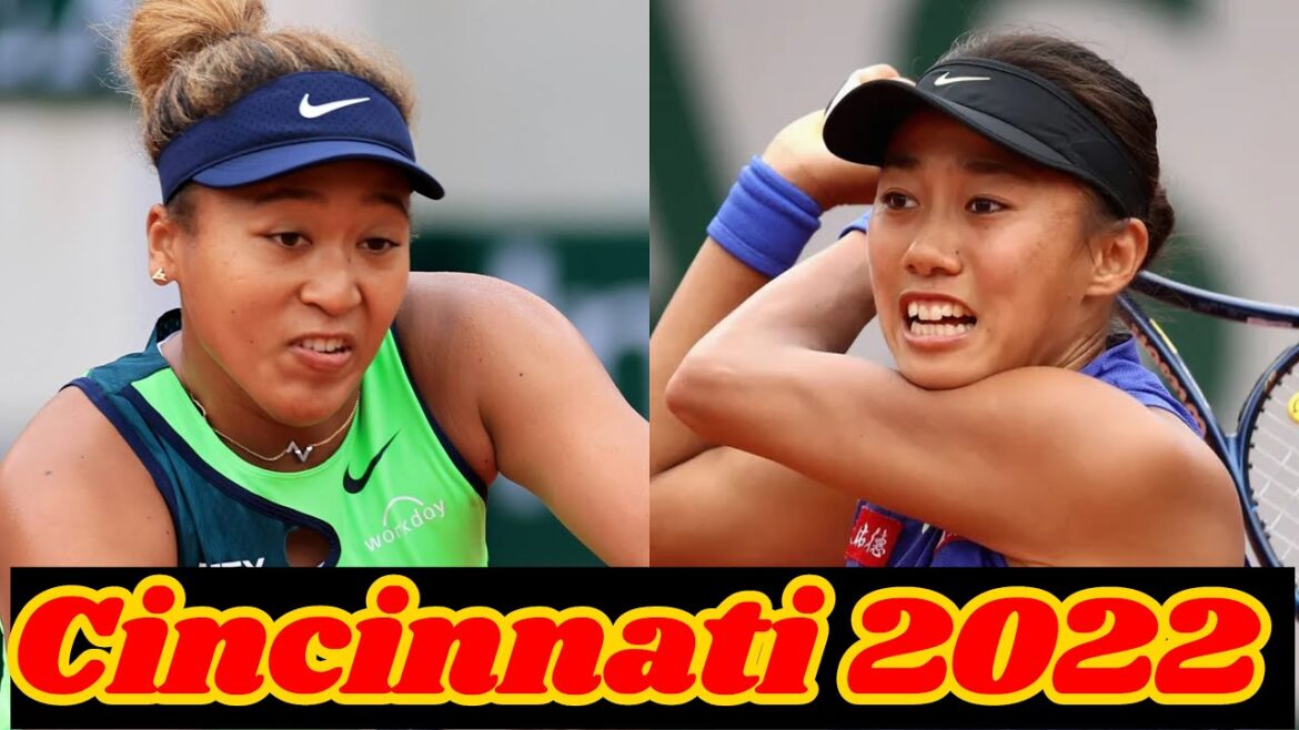 Naomi Osaka vs Shuai Zhang .. Highlights .. Cincinnati 2022 .. R1