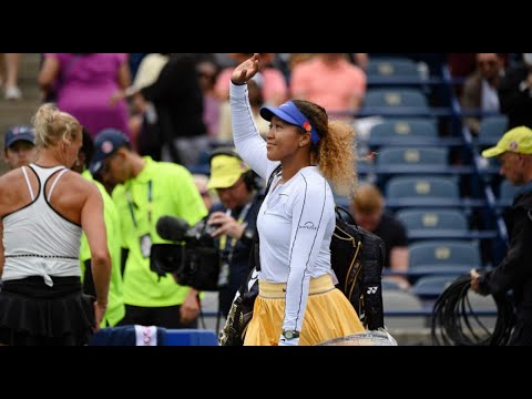 naomi osaka  kaia kanepi full match rogers  news