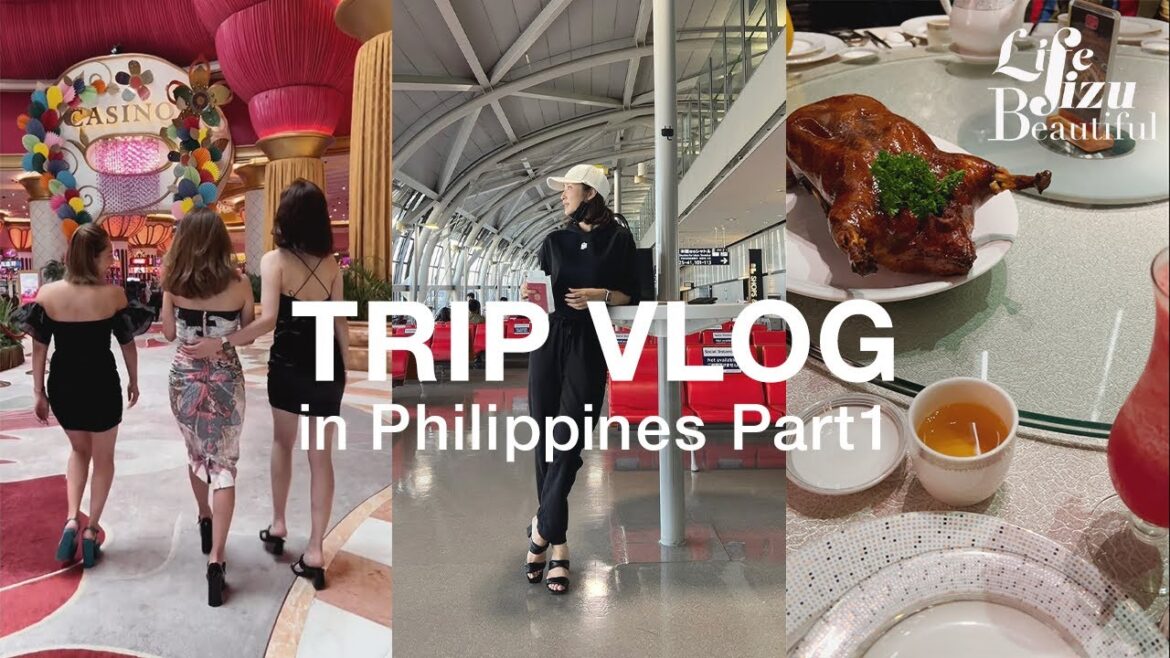 【trip vlog】フィリピン出張の記録🇵🇭空港・機内食・食事・観光スポットなど色々撮ってみました🛫🤍