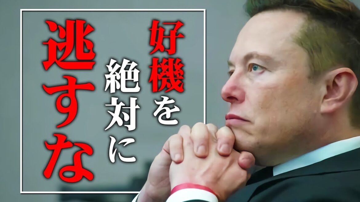 【イーロン・マスク】チャンスはいつでも貴方のそばにある。何事にもリスクを恐れては成功しない。｜成功への道/名言/自己啓発/モチベーション/天才起業家/大富豪/実業家/成功哲学