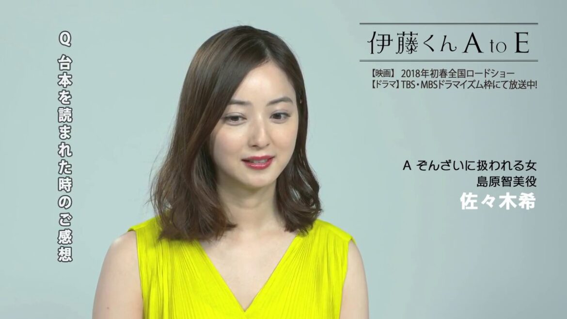 『伊藤くん A to E』佐々木希さんインタビュー