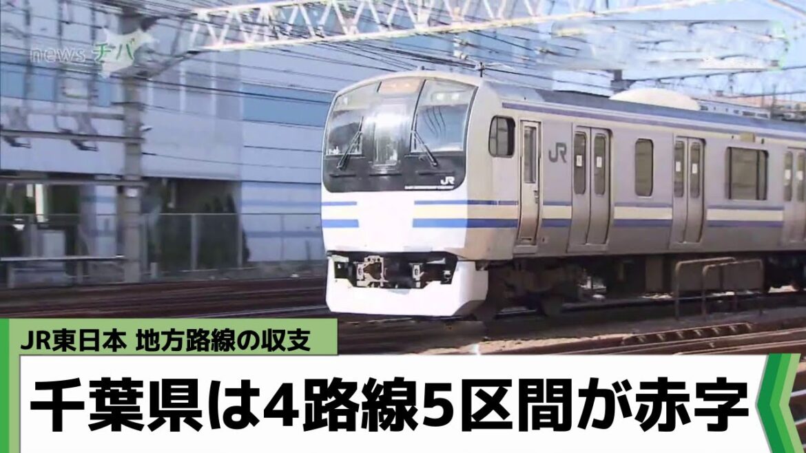 JR東日本が地方路線の収支を初めて公表 千葉県内では4路線5区間が赤字に（2022年7月28日放送）