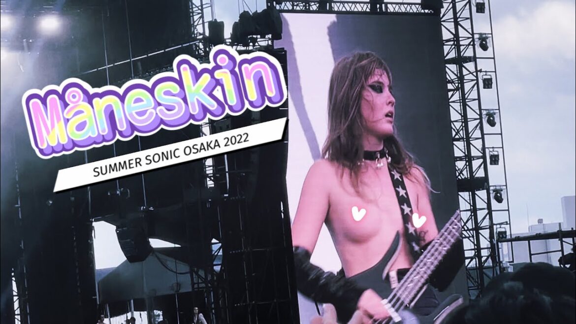 Måneskin (モーネスキン | マネスキン | MANESKIN ) 〜LIVE IN SUMMER SONIC OSAKA  2022/08/21 サマーソニック大阪　の　ライブパフォーマンス