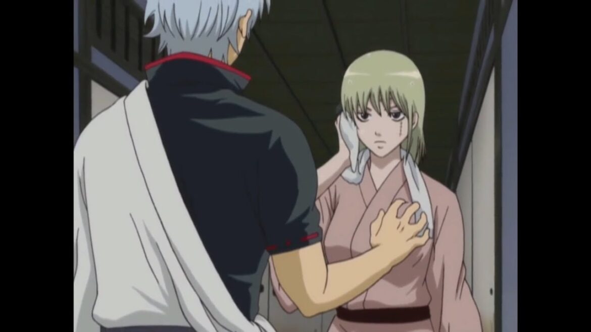 銀魂  Gintoki x Tsukuyo Ecchi Moments アニメ 銀魂  Gintoki x Tsukuyo Ecchi Moments アニメ