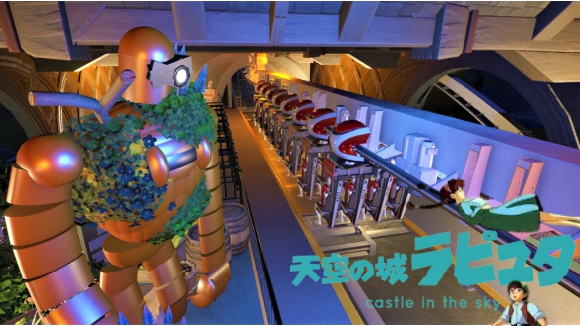 【ジブリ】天空の城ラピュタのジェットコースターに乗る！ プラネットコースターのジブリパーク