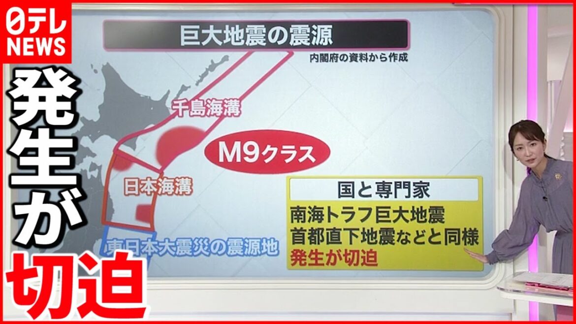 【地震】死者約２０万人も…千島・日本海溝“巨大地震”の被害予測公表
