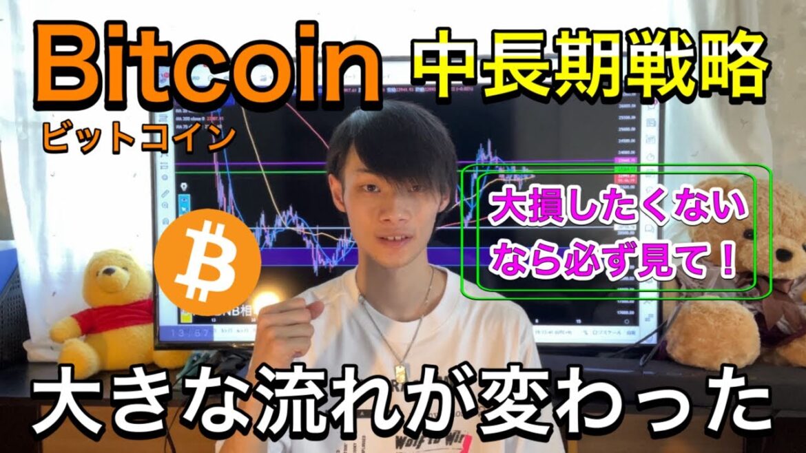 【大損したくないなら見て】　ビットコインの大きな流れが変わった。　【BTC相場分析】