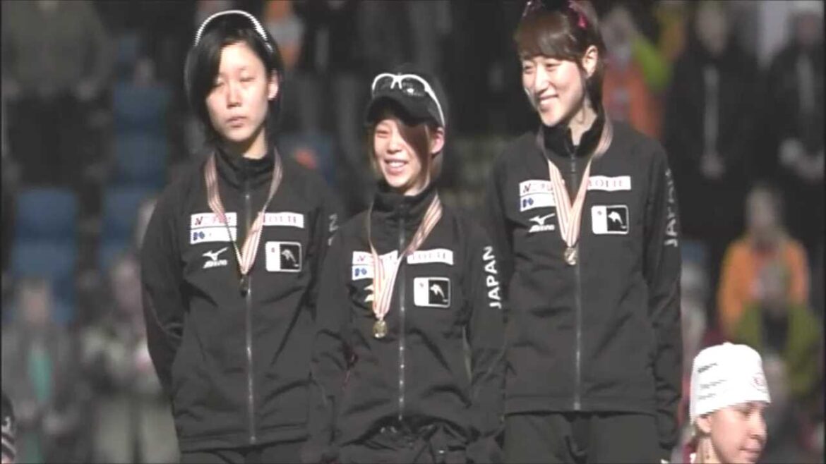 【快挙】スケート世界距離別選手権　日本女子パシュート　絶対王者オランダを破り金メダル　高木美帆　高木菜那　菊池彩花