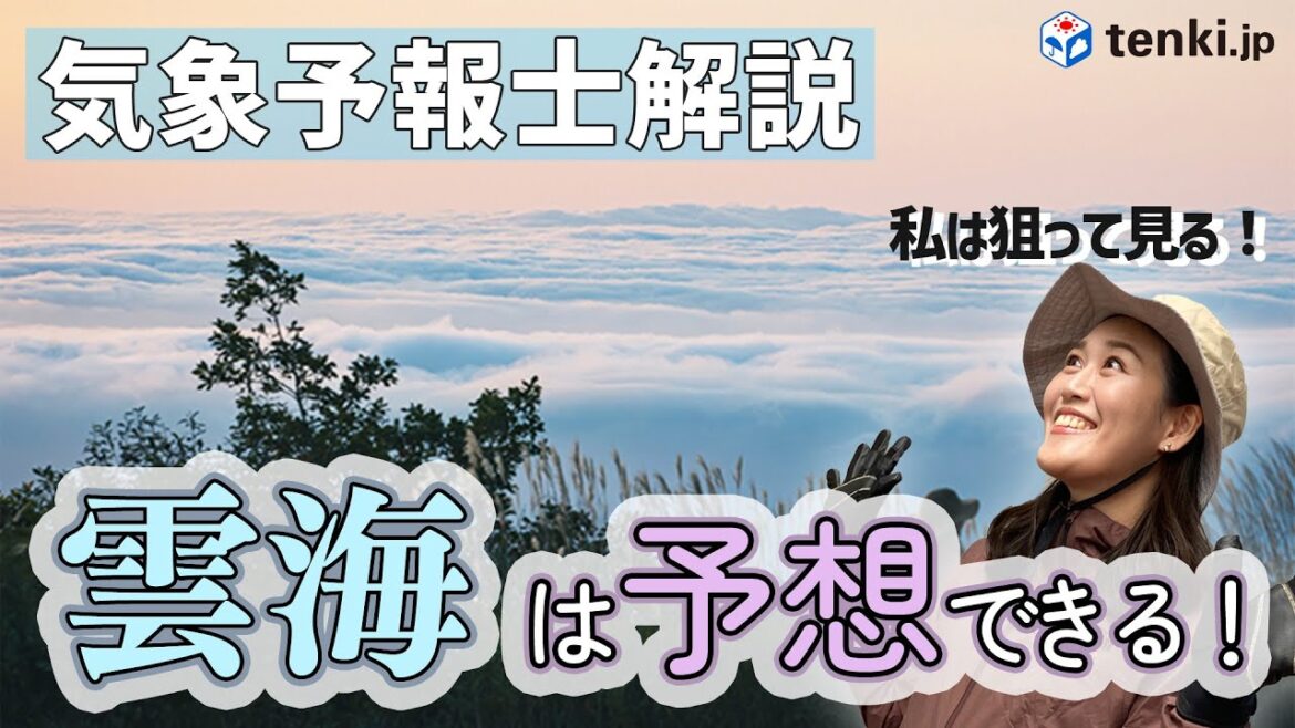 【気象予報士解説】雲海って予想できる？！雲海発生の条件や秋山登山の注意点を解説
