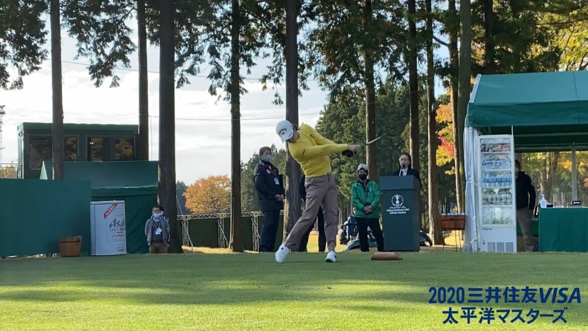 【男子ゴルフ】＠河本力、佐藤太平、石川遼のスタートホールティショット！2020三井住友VISA太平洋マスターズ 1st Round