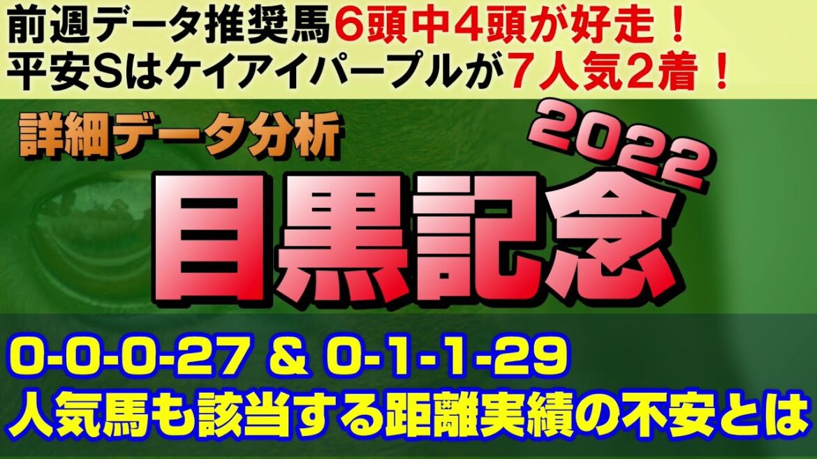 【目黒記念2022データ分析】穴狙い、しちゃいます？ダービーの後にお宝ゲットを目指す！