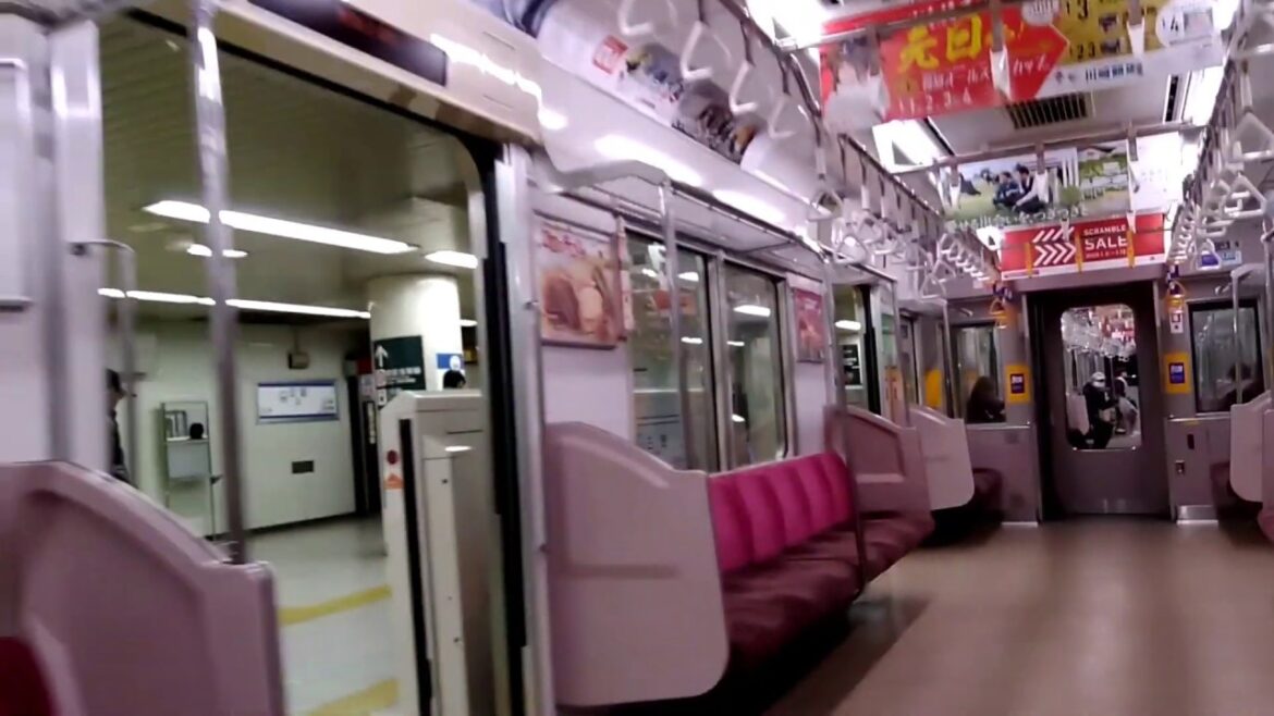 【終点駅下車】都営地下鉄三田線車内（東急車輌）　三田駅から白金高輪駅下車