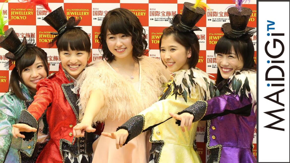 ももクロ佐々木彩夏、ピンクドレスで大人っぽく「小松菜奈ちゃんを意識」　「第27回日本ジュエリーベストドレッサー賞」会見　#Momoiro Clover Z　#Japanese Idol