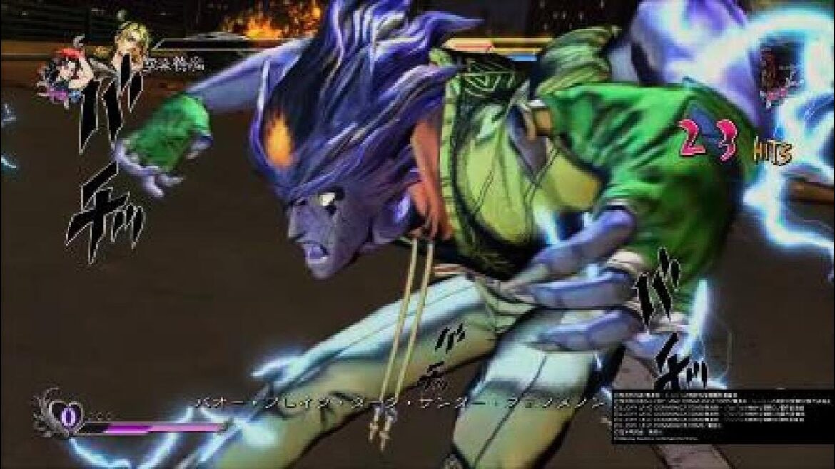 ジョジョの奇妙な冒険 オールスターバトルR　バオー　雷撃４９Hitコンボ　ナレーションが入るのは新鮮　ジョジョASBR