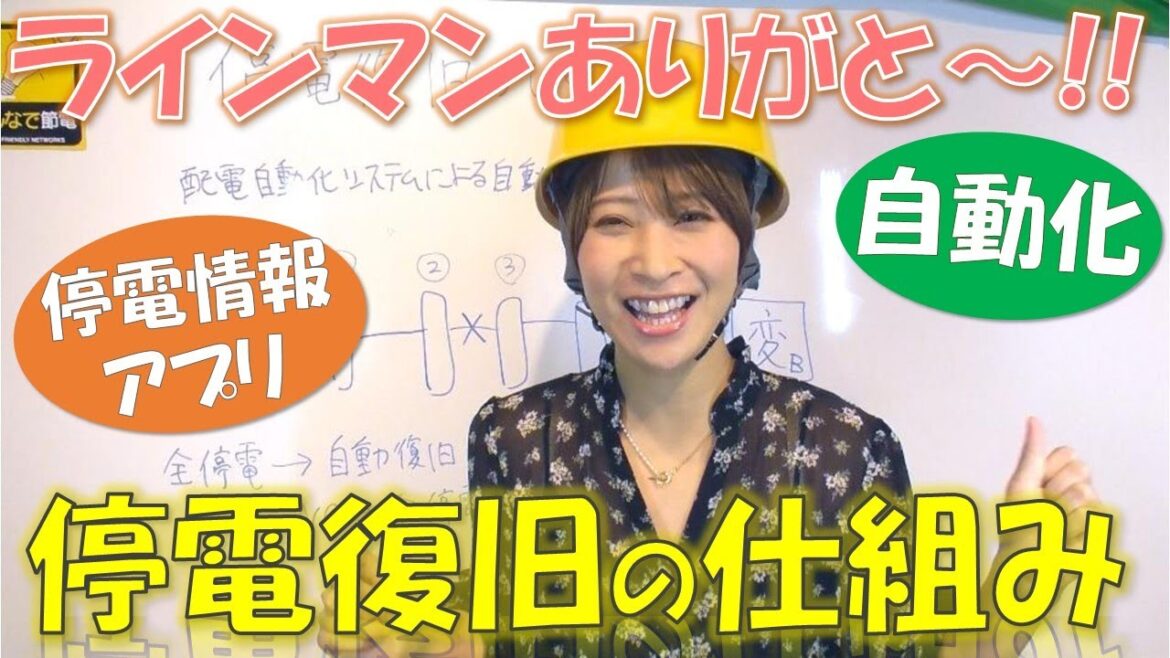 停電復旧の仕組み☆自動で停電箇所を感知するシステム