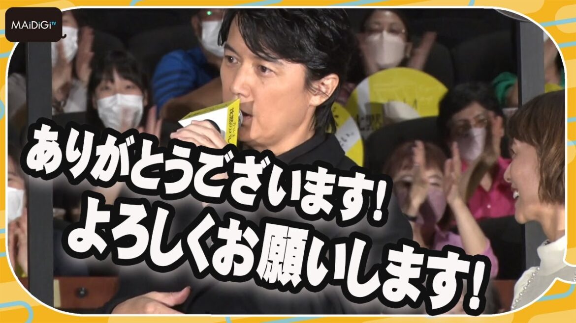 福山雅治の“演説”に拍手喝采！「ガリレオ」新ドラマ「禁断の魔術」を熱烈アピール！