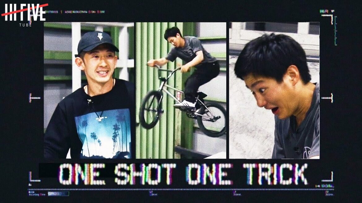 野村周平×髙木聖雄(BMX)│「コレ怖ぇ〜！」恐怖の空中両手離しジャンプ【ONE SHOT ONE TRICK／0012】