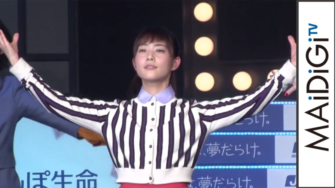 高畑充希、ミュージカル風ダンスを生披露！　「かんぽ生命」新企業CMキャラクター発表会1　#Mitsuki Takahata　#event