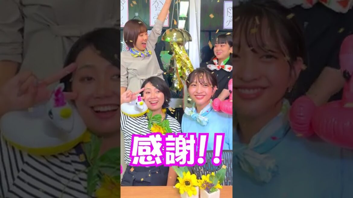 【チャンネル登録者数】５万人達成！ありがとうございます！！#山﨑夕貴#新美有加#杉原千尋#藤本万梨乃