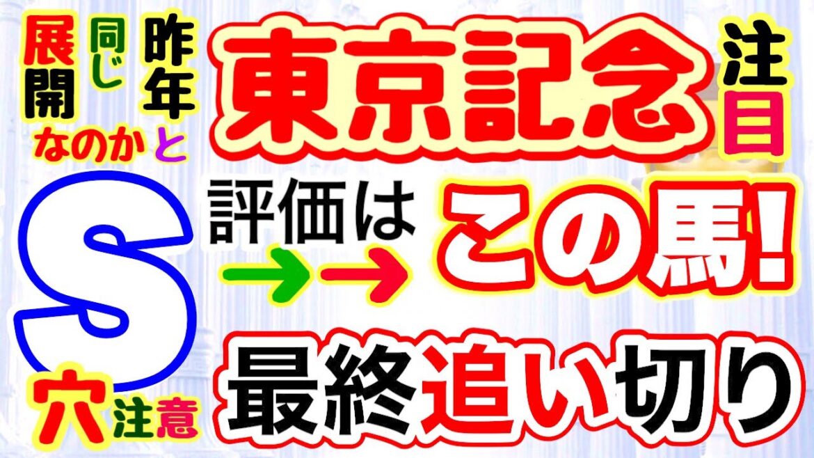 【東京記念2022】しーいちの最終追い切り評価