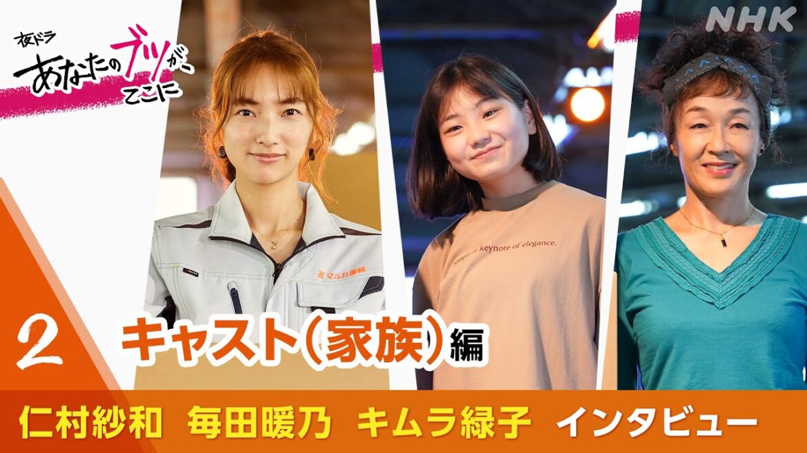 [あなたのブツが、ここに] 仁村紗和×毎田暖乃×キムラ緑子 インタ！スペシャル映像 第2弾 キャスト(家族)編 8/22(月)夜10:45スタート！| 夜ドラ | NHK
