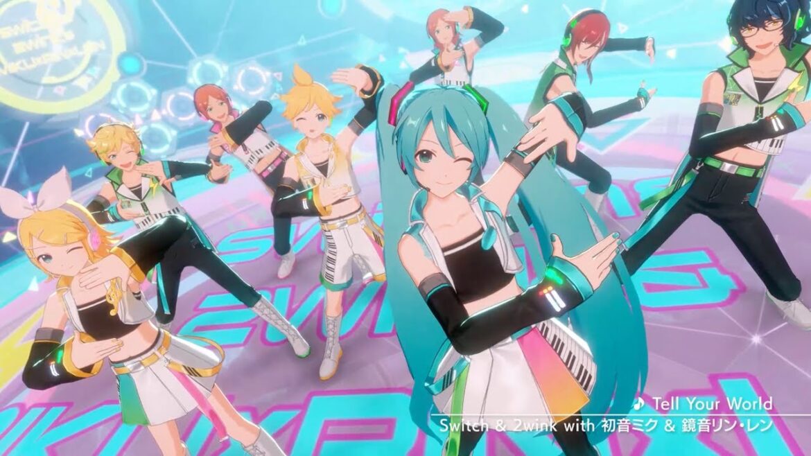 Switch & 2wink with 初音ミク & 鏡音リン・レン「Tell Your World」あんさんぶるスターズ！！ Music ゲームサイズMV