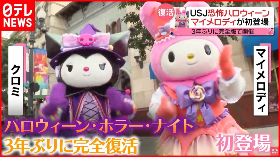 【USJ】マイメロディ＆クロミが魔法使いの仮装で初登場
