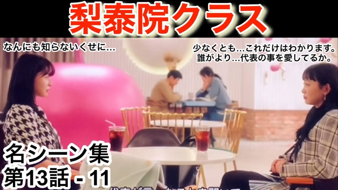 ダリルが選んだ 梨泰院クラス 名シーン 13話-11  全12本ある為、必ず再生リストから連続再生願います　(再生リストは概要欄及びコメント欄参照)  イテウォンクラス　日本語吹替