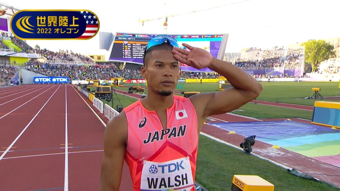 【世界陸上オレゴン 男子400m準決勝】ウォルシュ ジュリアン 31年ぶりの決勝進出をかけ全米王者 マイケル・ノーマンと激突！