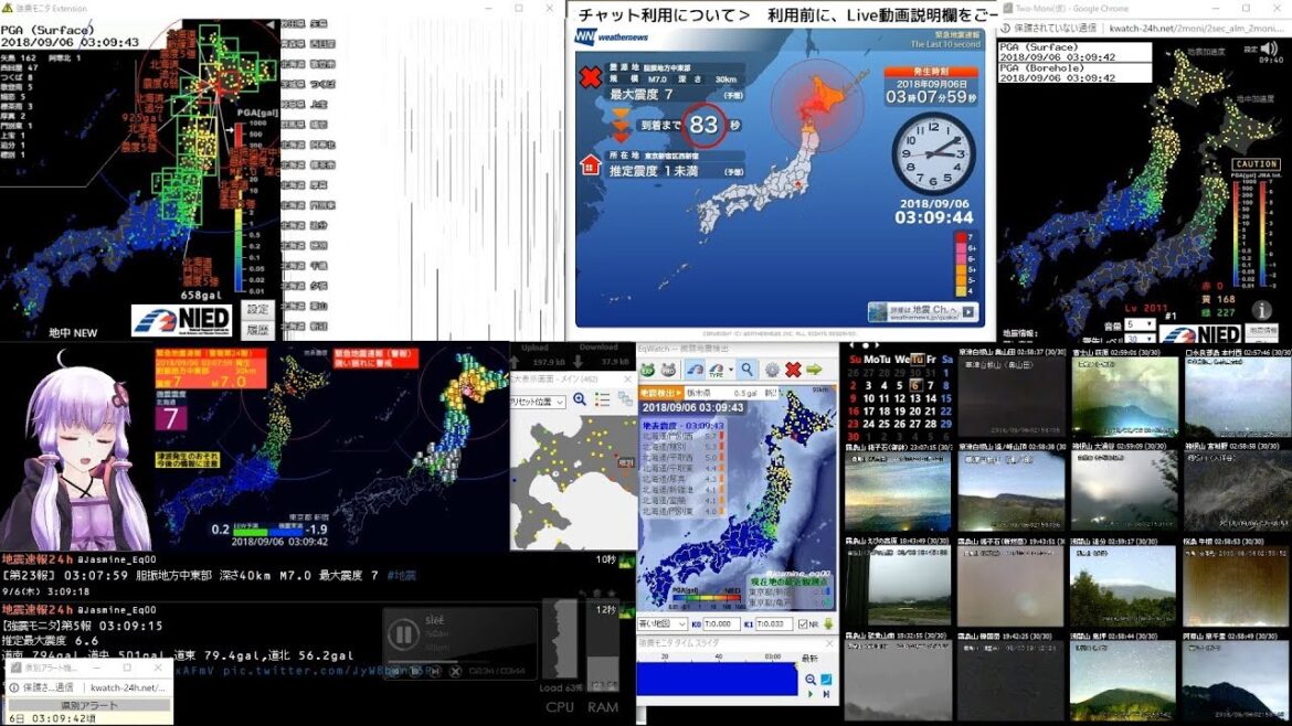 【緊急地震速報】2018/09/06 03:07:59発生 胆振地方中東部 M6.7 最大震度7(音声あり) 【緊急地震速報】2018/09/06 03:07:59発生 胆振地方中東部 M6.7 最大震度7(音声あり)