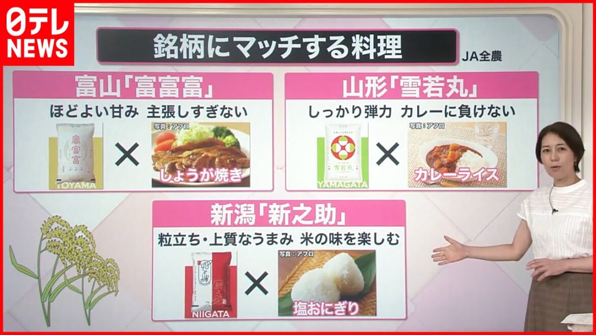 【解説】新米の季節！  お米の魅力“再発見”  銘柄ごとにマッチする料理も紹介！