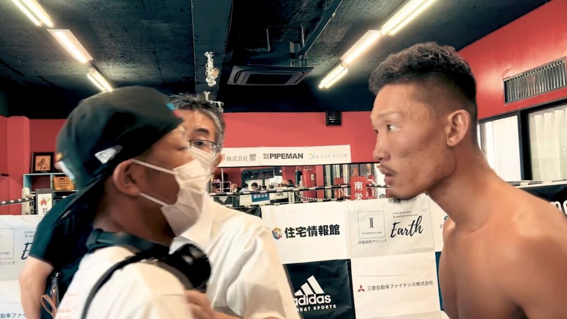 皇治と対決したヒロキングがプロボクサー再起戦!前日計量でバチバチ!? 『3150FIGHT SURVIVAL vol.1』前日計量 皇治と対決したヒロキングがプロボクサー再起戦!前日計量でバチバチ!? 『3150FIGHT SURVIVAL vol.1』前日計量