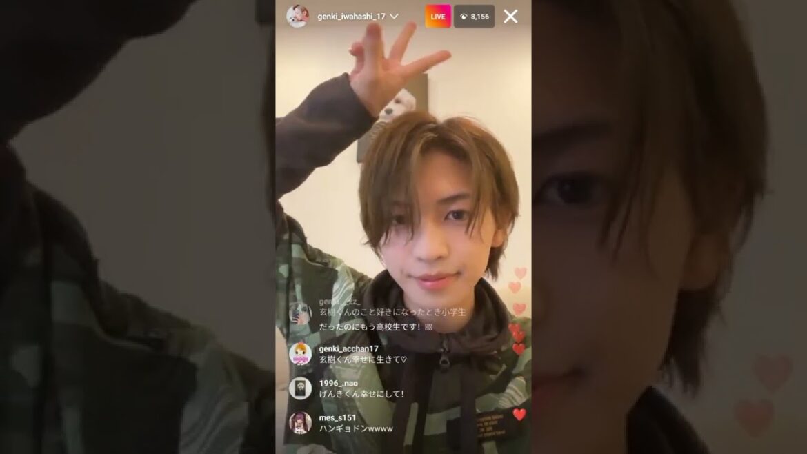Iwahashi Genki IG Live 2022-09-18 (Part 2) | 岩橋玄樹インスタライブ 2022年9月18日 (@genkiiwahashi17) Iwahashi Genki IG Live 2022-09-18 (Part 2) | 岩橋玄樹インスタライブ 2022年9月18日 (@genki_iwahashi_17)