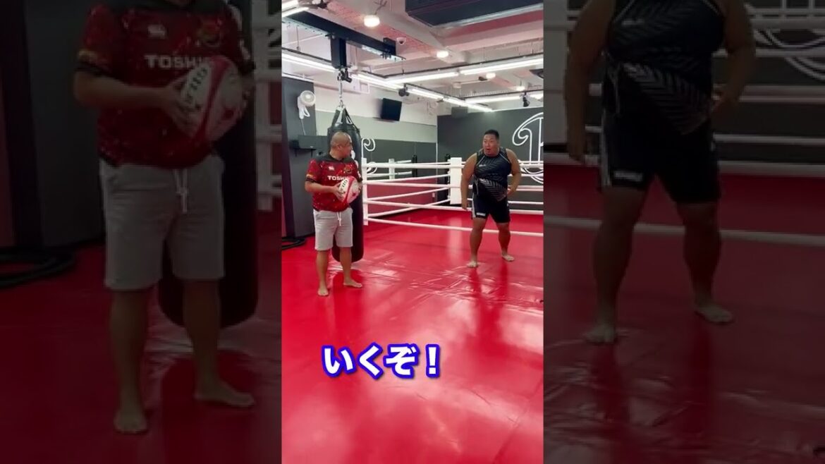 150㎏のタックル受けてみた🏉#short