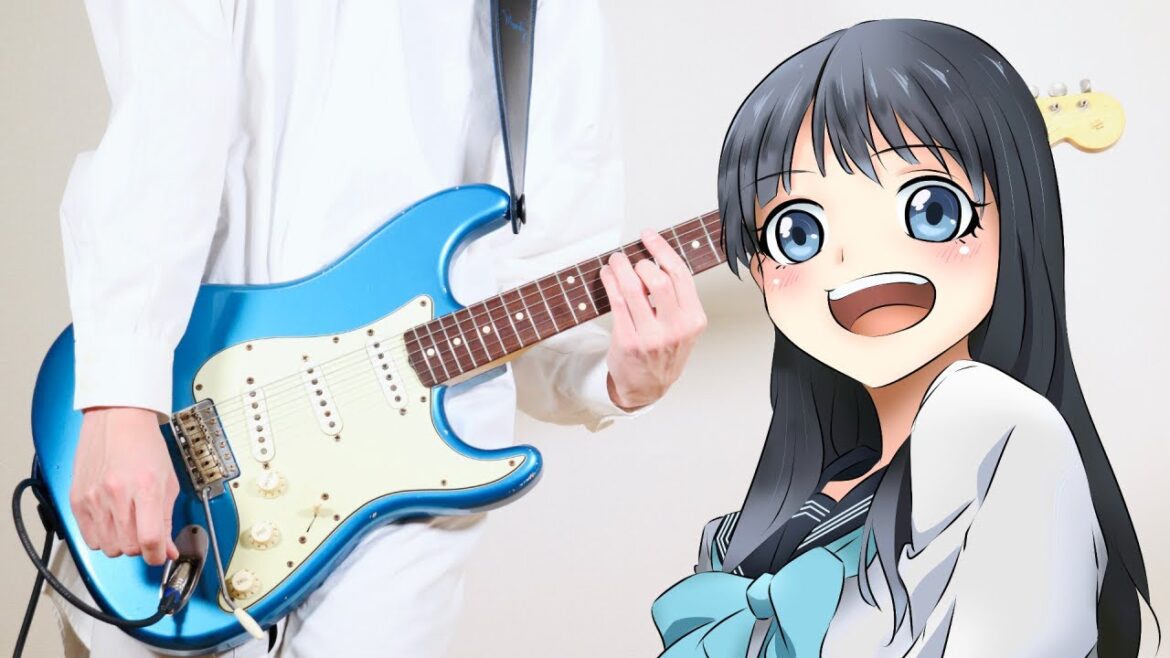 明日ちゃんのセーラー服／OP／はじまりのセツナ／蠟梅学園中等部1年3組／ギターで弾いてみた＆小路ちゃん描いてみた／Guitar Cover＆illustration／AKEBI Chan