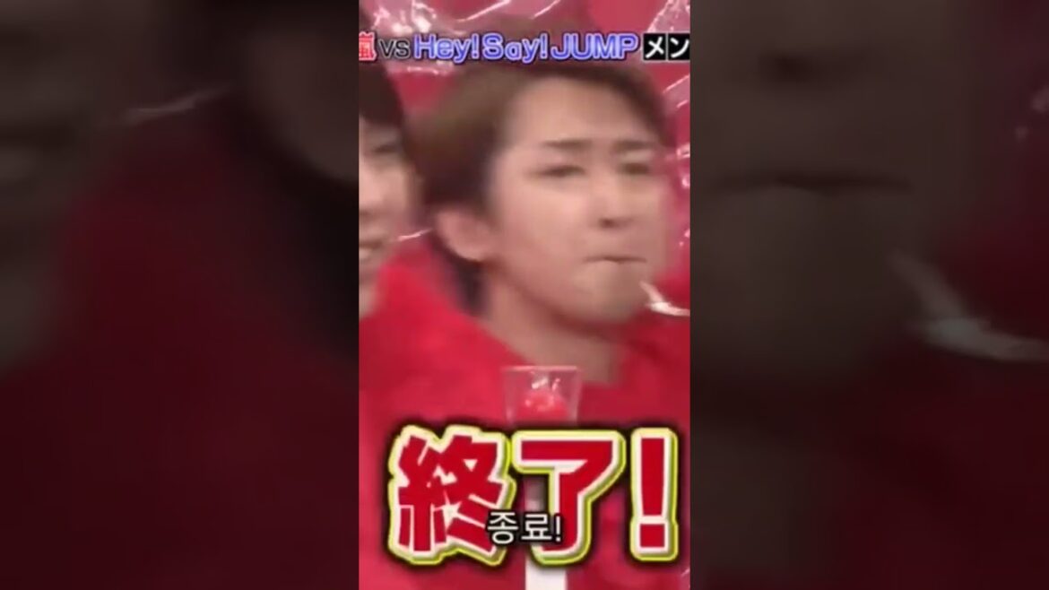 珍しくムキになる大野さん😆　大野智　岡本圭人　二宮和也　嵐　Hey!Say!JUMP