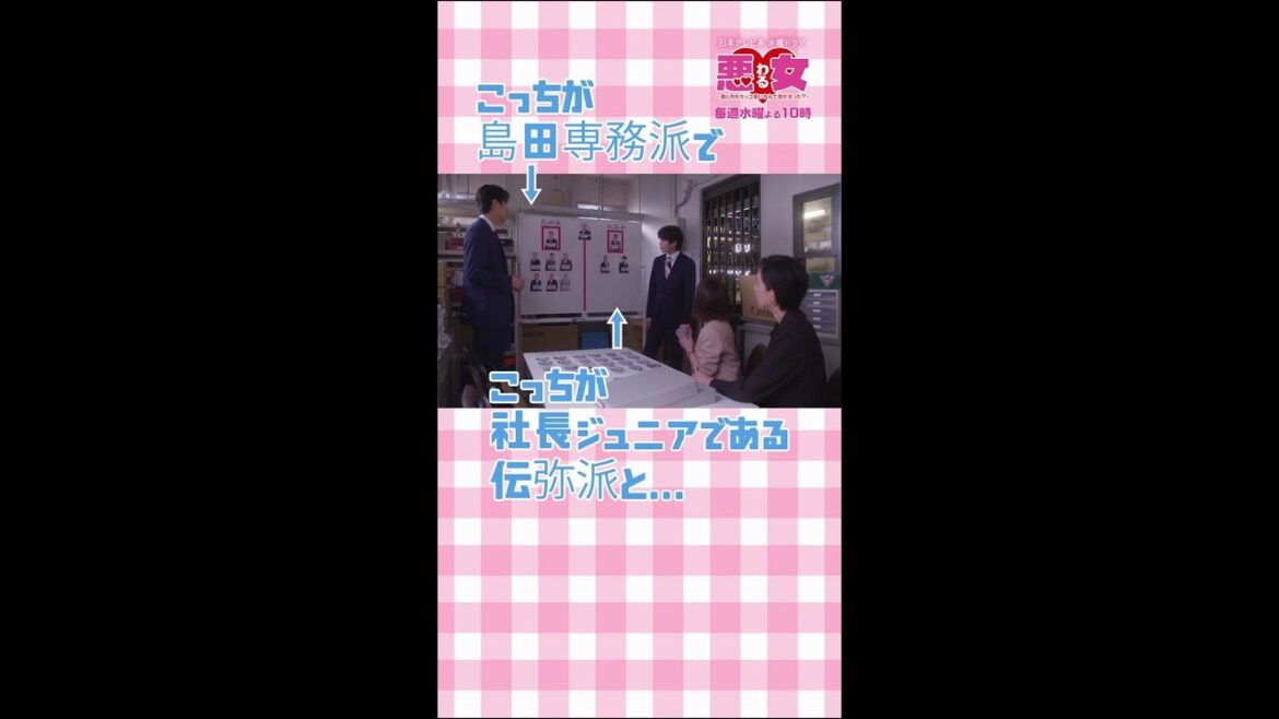 よっ！元お掃除探偵！「悪女（わる）」毎週水曜よる10時 #Shorts#わるドラマ#今田美桜#江口のりこ#鈴木伸之#高橋文哉