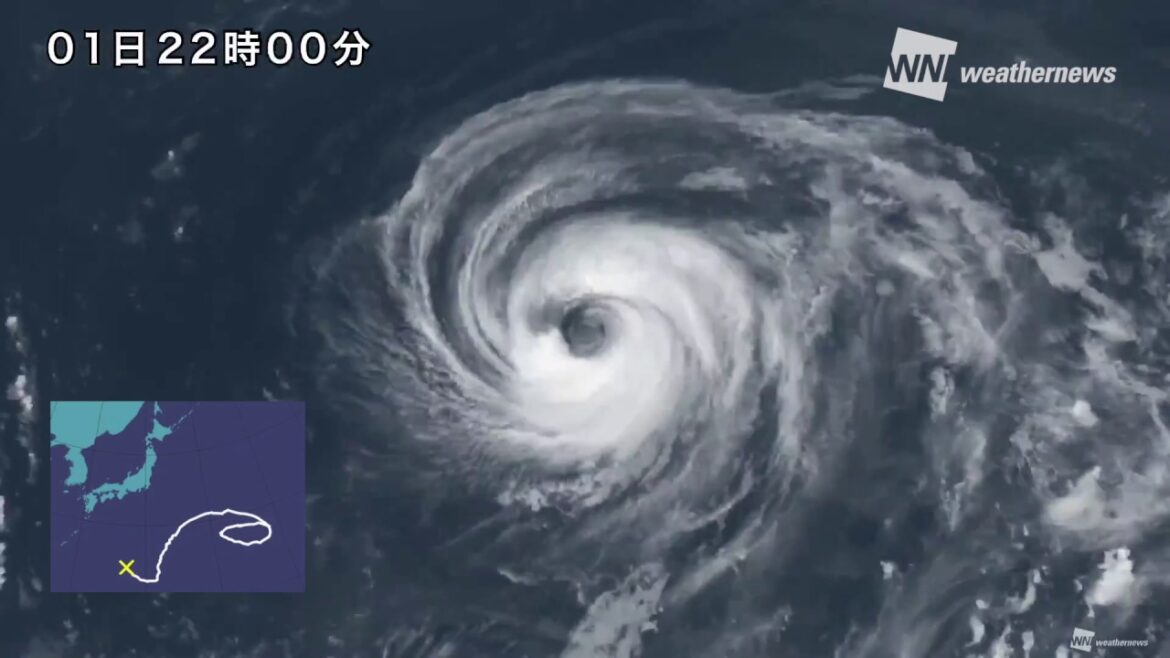 【台風5号】18日間の一生を1分で振り返る