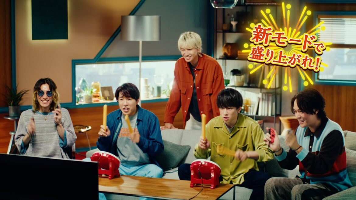 関ジャニ∞出演！Nintendo Switch「太鼓の達人 ドンダフルフェスティバル」TVCM（ワイワイ太鼓編）