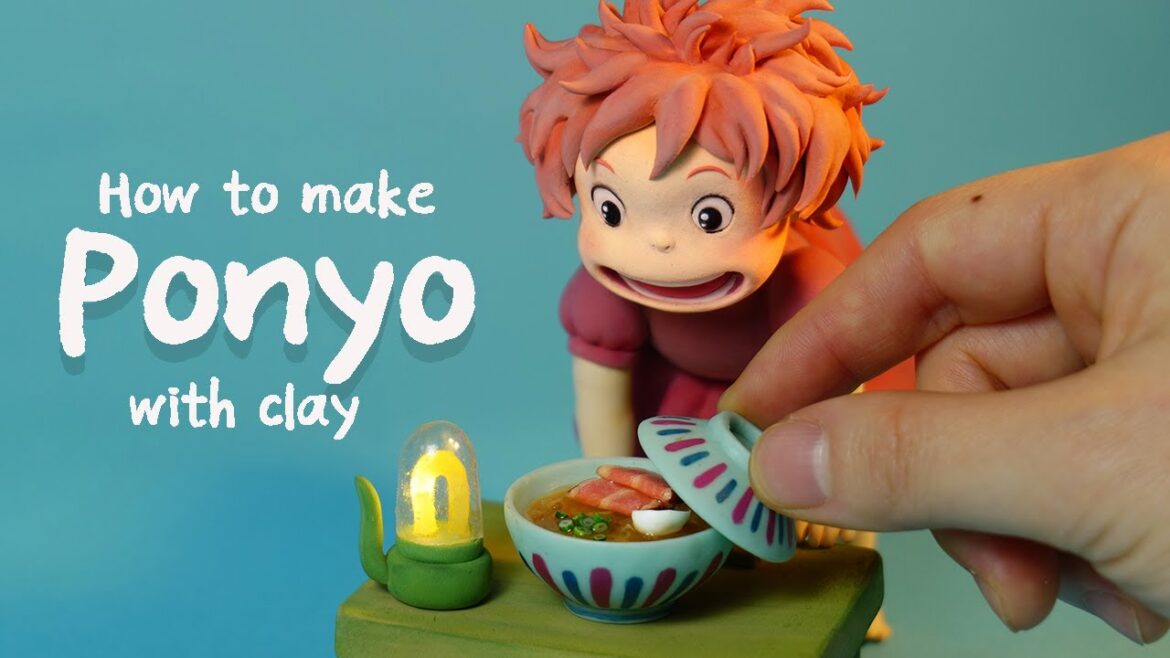벼랑위의포뇨 디오라마 만들기_How to make Ponyo and Ramen Diorama 벼랑위의포뇨 디오라마 만들기_How to make Ponyo and Ramen Diorama