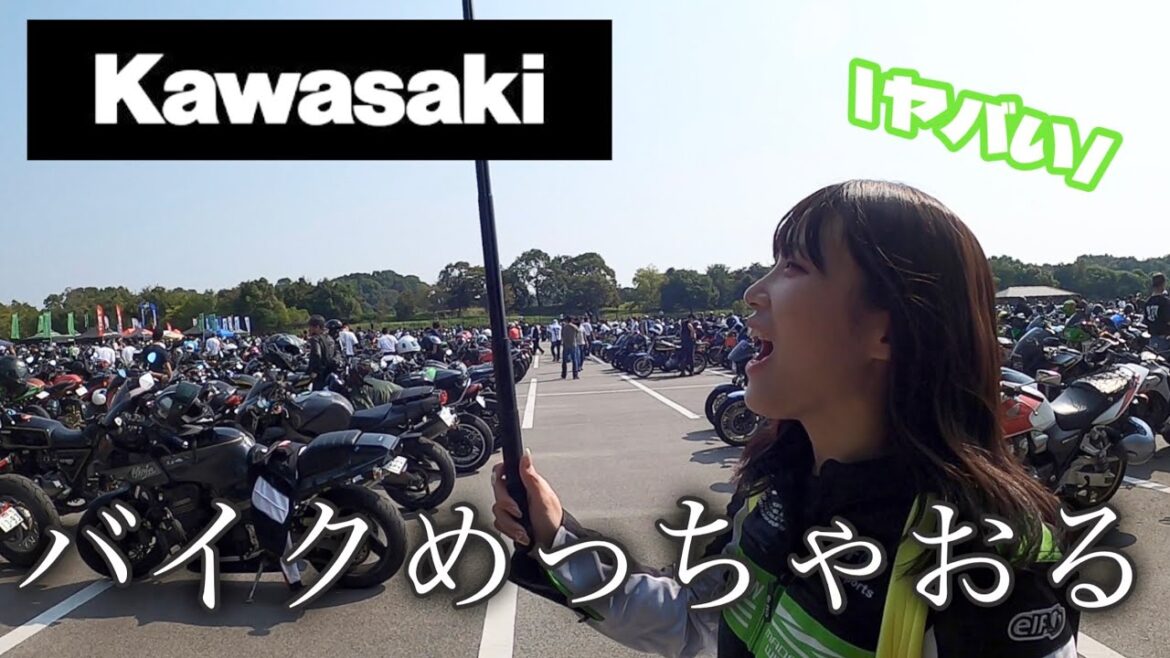 【圧巻】kawasakiのイベントにいってきたよーーーーー！！！！【台数がエグい】