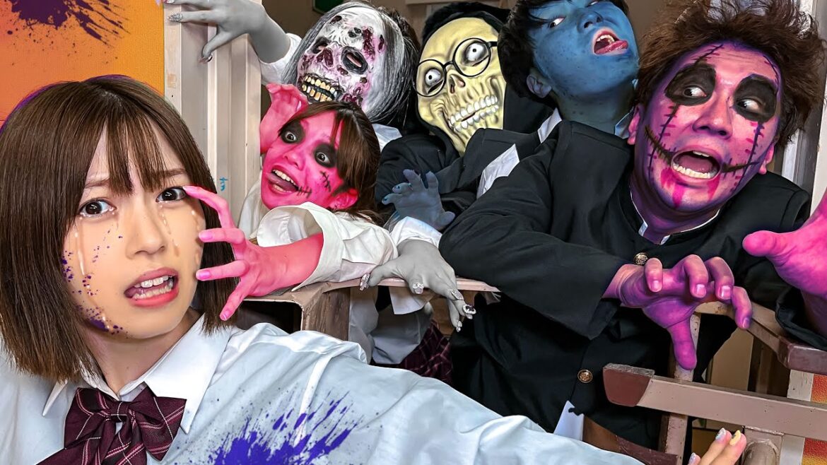 【寸劇】もしも転校した学校がゾンビだらけだったら・・・・・【ハロウィン】