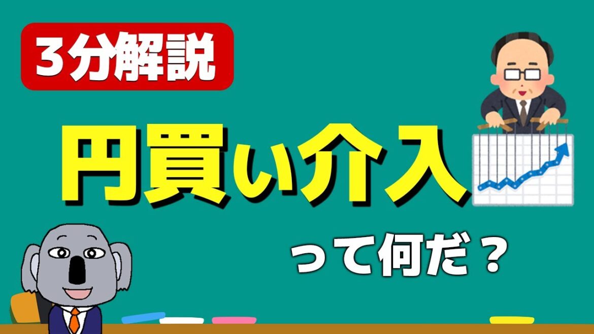 【3分解説】円買い介入って何をしてるの？本当に効果はあるの？