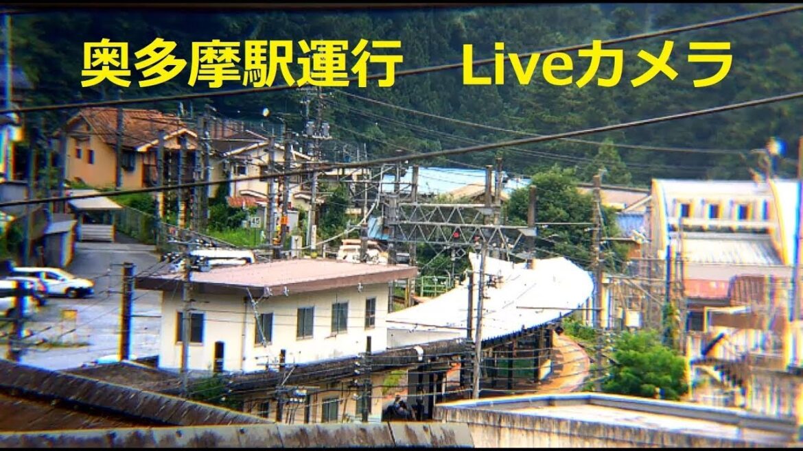 【LIVE】東京　JR青梅線奥多摩駅運行状況　ライブカメラ/tokyo okutama-station Live Camera　左下緑のボタンをクリックすると他のLive配信投稿してます。