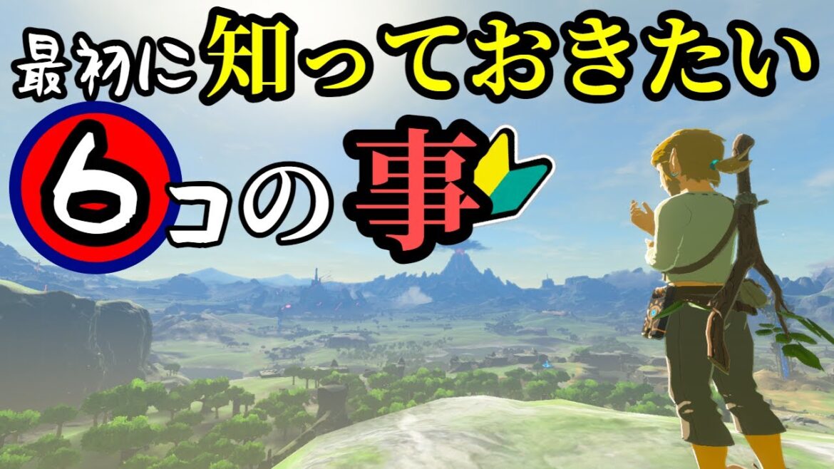 これ知ってるだけで楽しくなる！ 最初に知っておきたかった６コの事【ブレワイ】