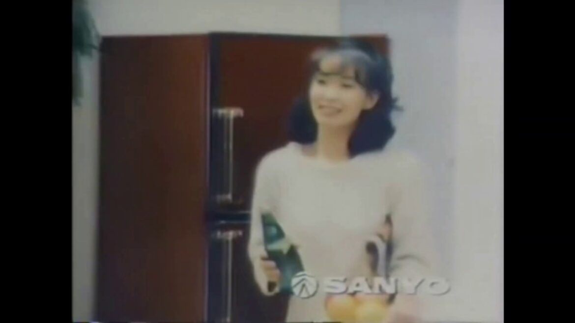 サンヨー　冷蔵庫　CM　1983  島田陽子