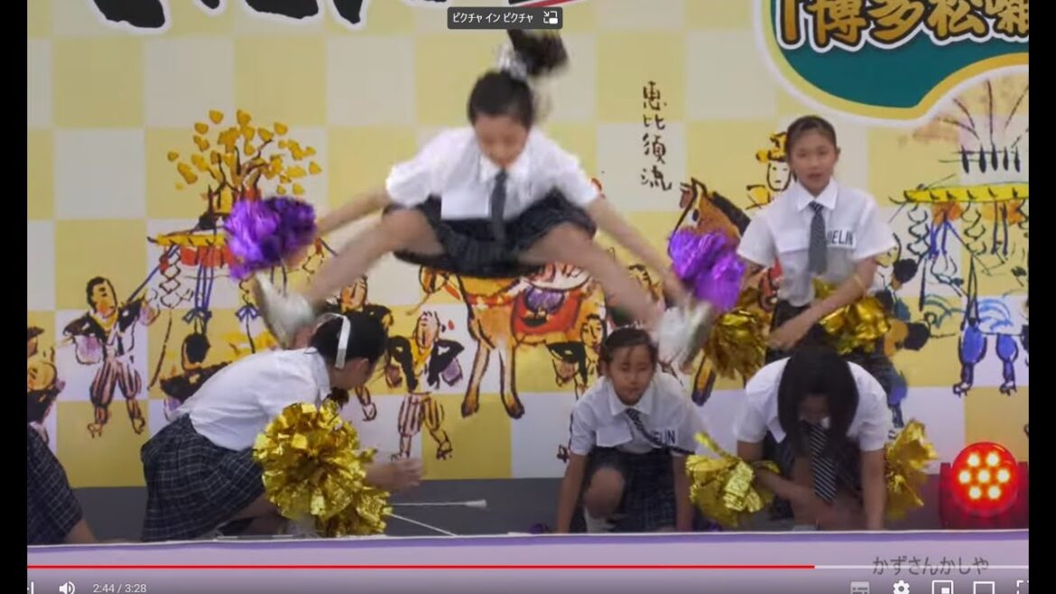 チアMAC　第61回 博多どんたく　お祭り本舞台