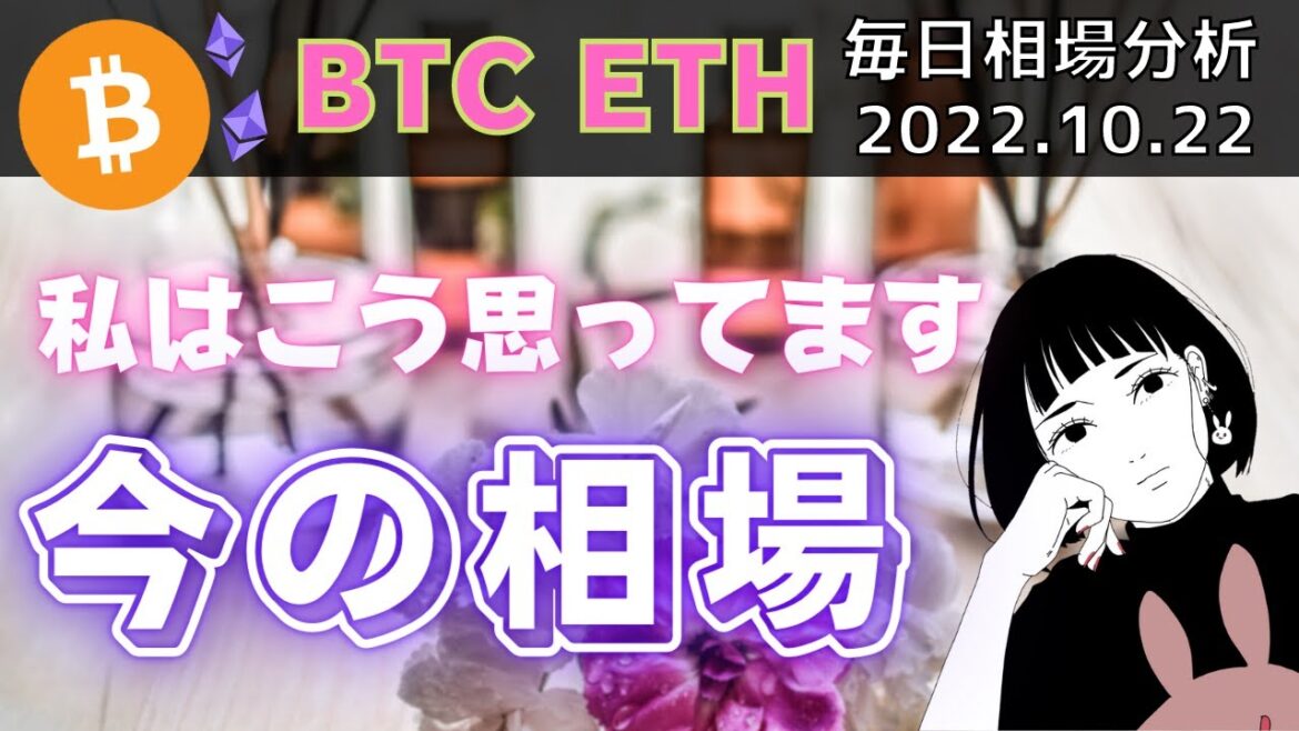 ビットコイン分析｜今の相場と傾向こう考えてます｜2022年10月22日