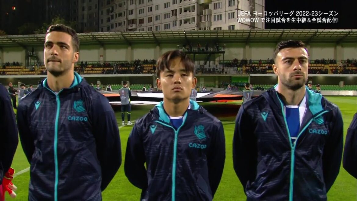 久保建英今シーズン初のフル出場。レアル・ソシエダ3連勝でグループ首位キープ!/UEFAヨーロッパリーグ 2022-23 Matchday3【WOWOW】 久保建英今シーズン初のフル出場。レアル・ソシエダ3連勝でグループ首位キープ!/UEFAヨーロッパリーグ 2022-23 Matchday3【WOWOW】