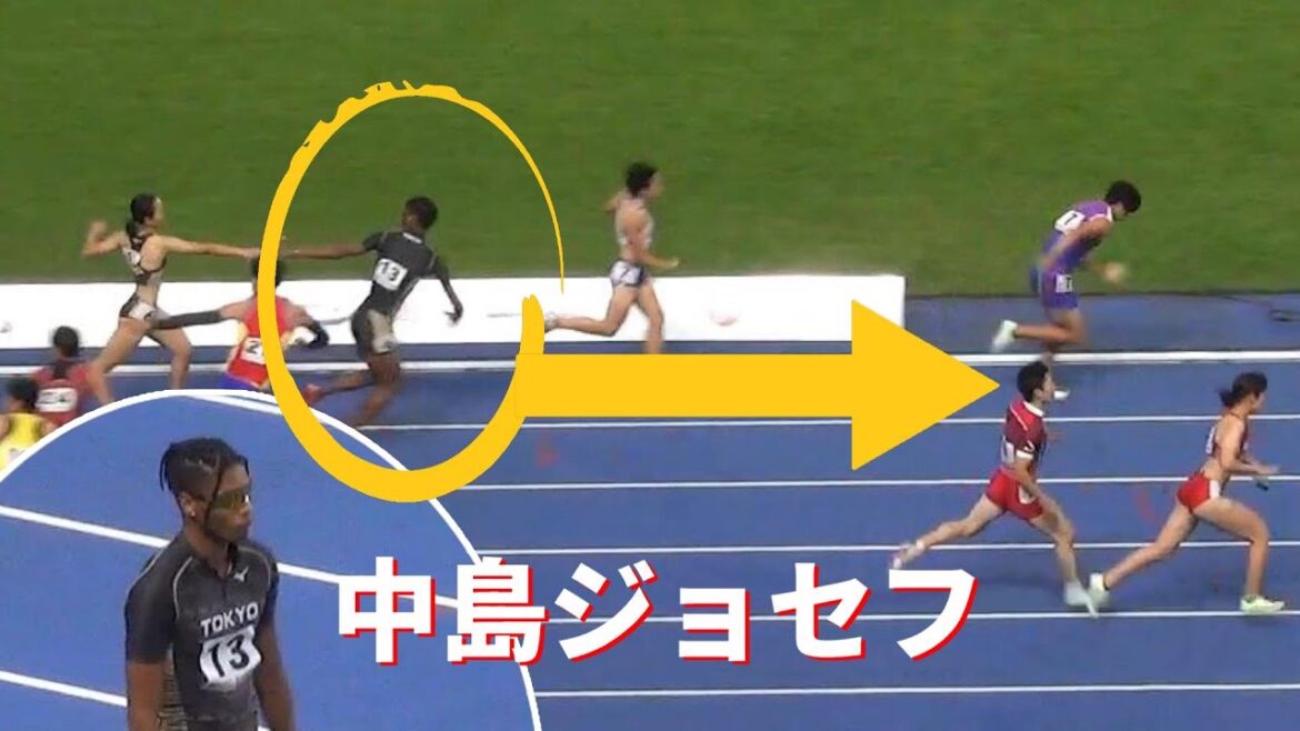 予選 男女混合リレー 4x400m 栃木国体陸上2022